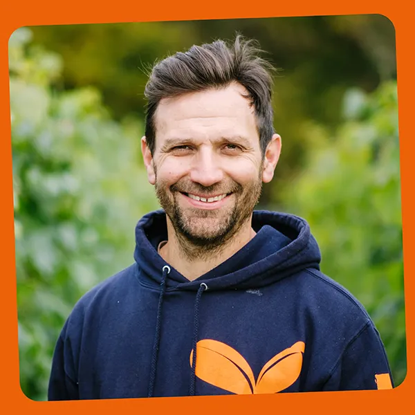 Paul Cambre - head of horticulture at Cumbrian mental health charity Growing Well